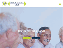 Tablet Screenshot of brainfitnessclub.net